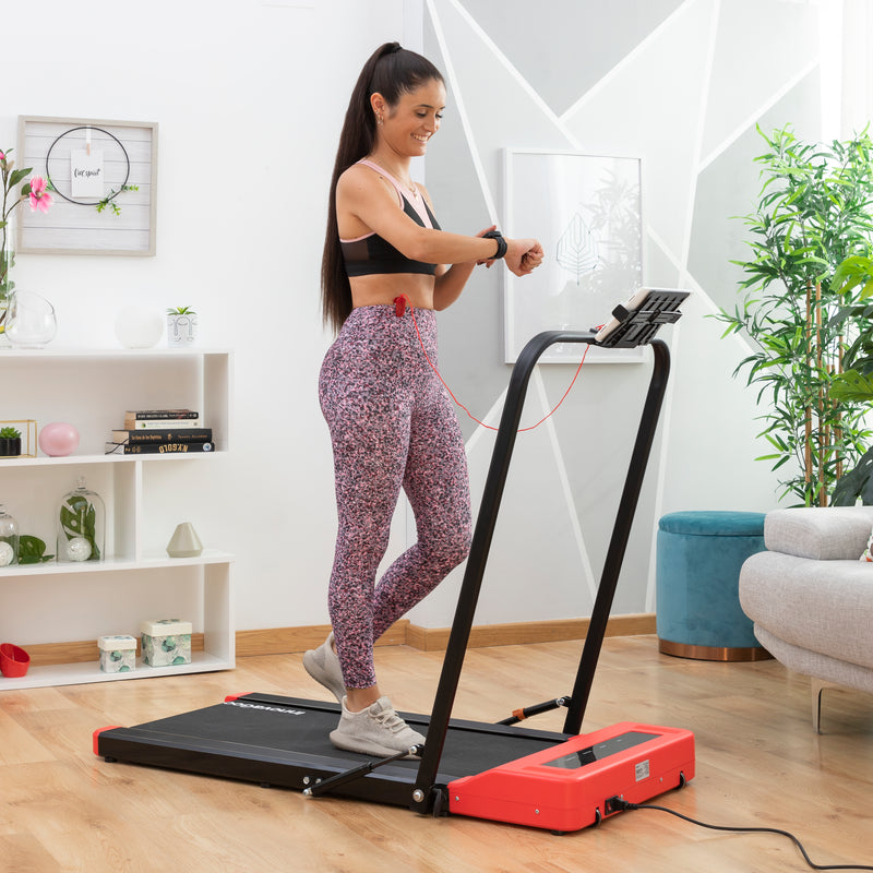 Tapis de Marche et de Course Pliable avec Haut-parleurs et Montre Télécommande Foljog InnovaGoods