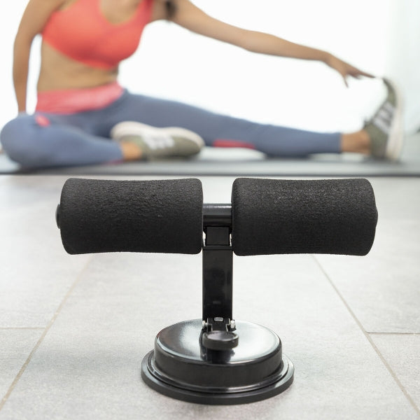 BARRE DE MAINTIEN POUR ABDOMINAUX AVEC FIXATION VENTOUSE ET GUIDE D’EXERCICES COREUP INNOVAGOODS