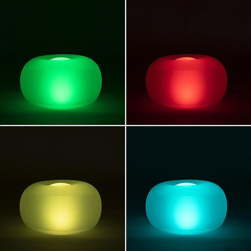 Siège Gonflable avec LED Multicolore et Télécommande Pulight InnovaGoods