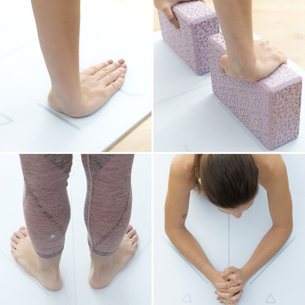 TAPIS DE YOGA ANTIDÉRAPANT AVEC LIGNES DE POSITION ET GUIDE D’EXERCICES ASAMAT INNOVAGOODS