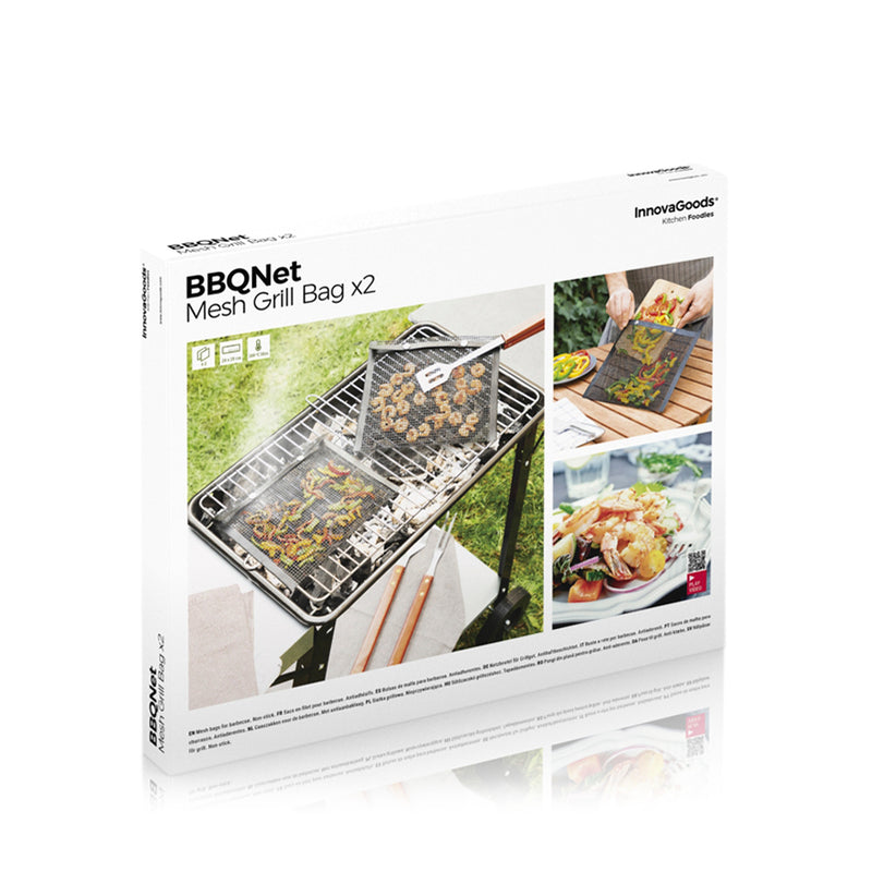 Sacs de cuisson pour barbecue BBQNet InnovaGoods (Pack de 2)