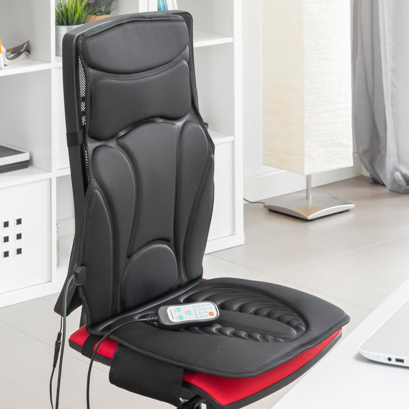 Siège de Massage Thermique Shiatsu InnovaGoods 20W Noir