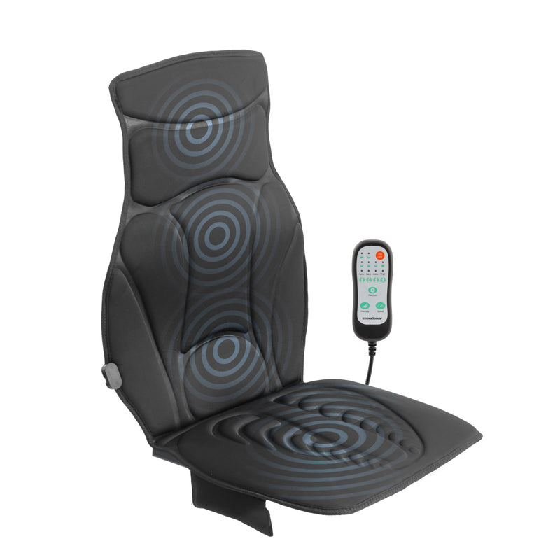 Siège de Massage Thermique Shiatsu InnovaGoods 20W Noir