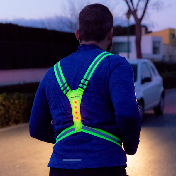 Harnais Réfléchissant avec LED pour Sportifs InnovaGoods – Innovagoods Maroc