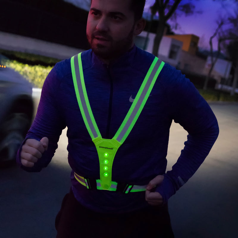Harnais Réfléchissant avec LED pour Sportifs InnovaGoods