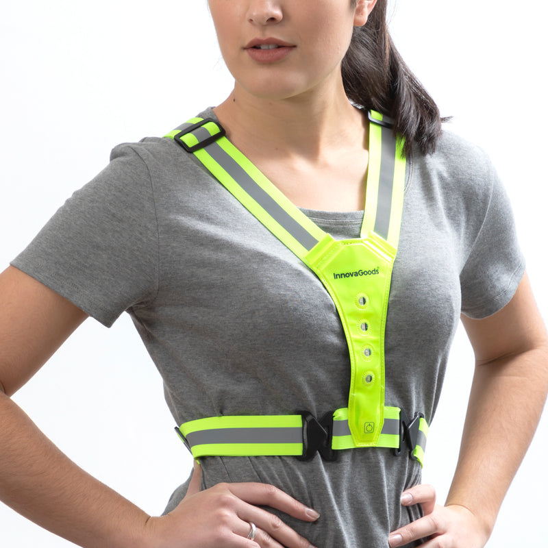Harnais Réfléchissant avec LED pour Sportifs InnovaGoods